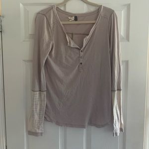 Free people long sleeve Henley